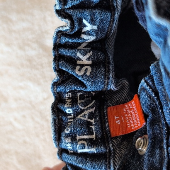 The Children's Place/ Girls/ Blue Skinny Jeans/Size:4T - Picture 3 of 12